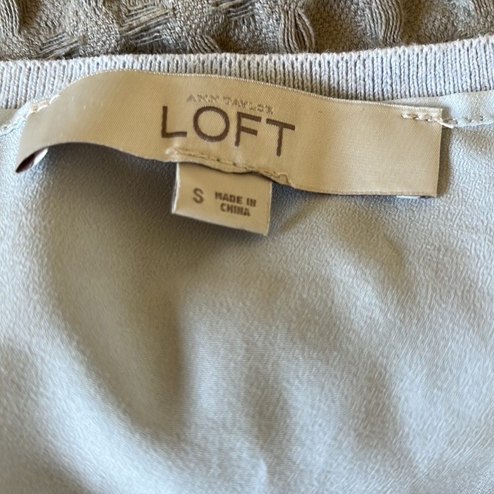 Loft Light Blue Sweater - Picture 3 of 3